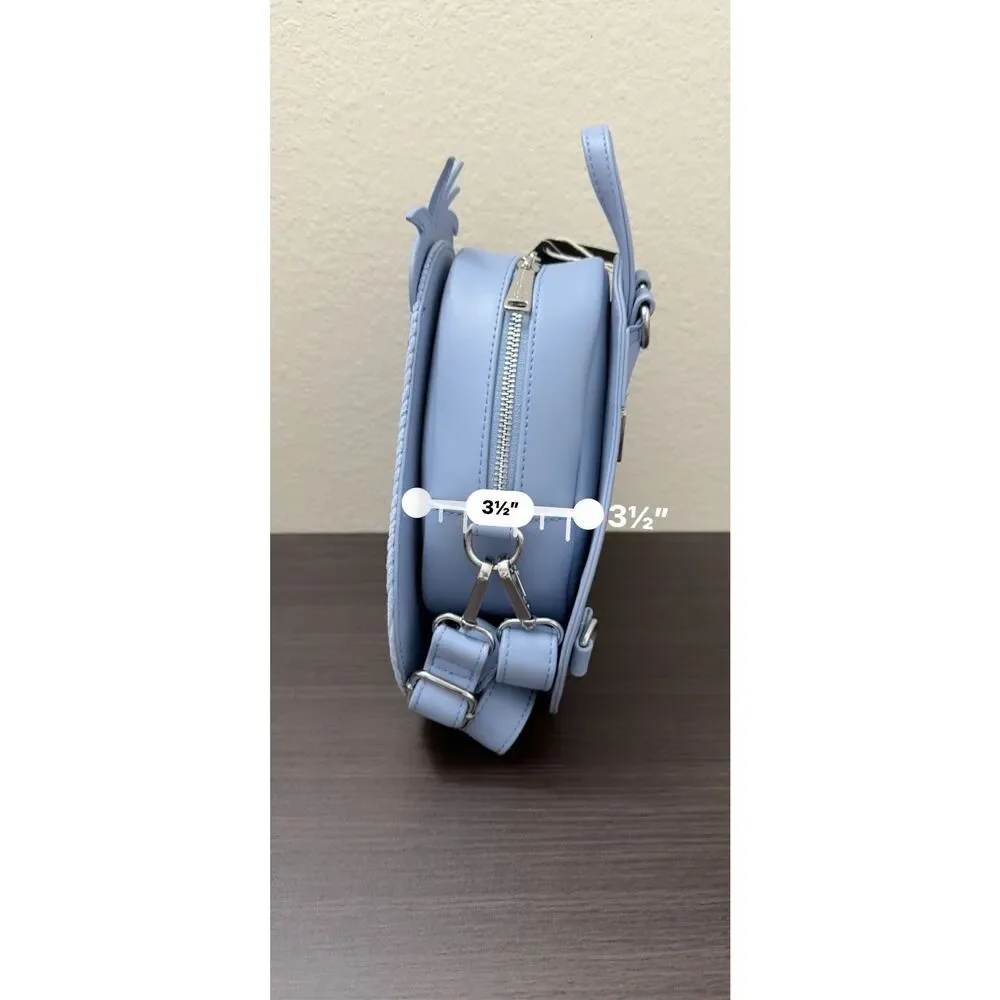 Loungefly Disney Winnie The Pooh Eeyore Tonal Corduroy Convertible Mini Backpack